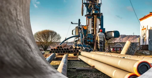 drilling-rig-closeup-is-drilling-well-against-background-cloudy-sky-deep-hole-drilling-geological-exploration-work-mineral-exploration-extraction-gas-oil